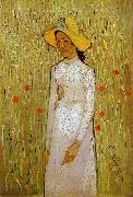 Vincent Van Gogh Girl in White oil on canvas